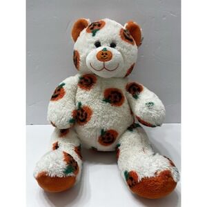 14" Build A Bear Pawsome Pumpkin Teddy Bear Limited Edition Halloween Plush